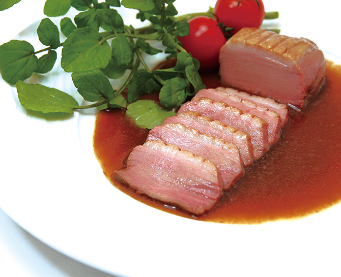 国産あい鴨ロースト(和風ソース)