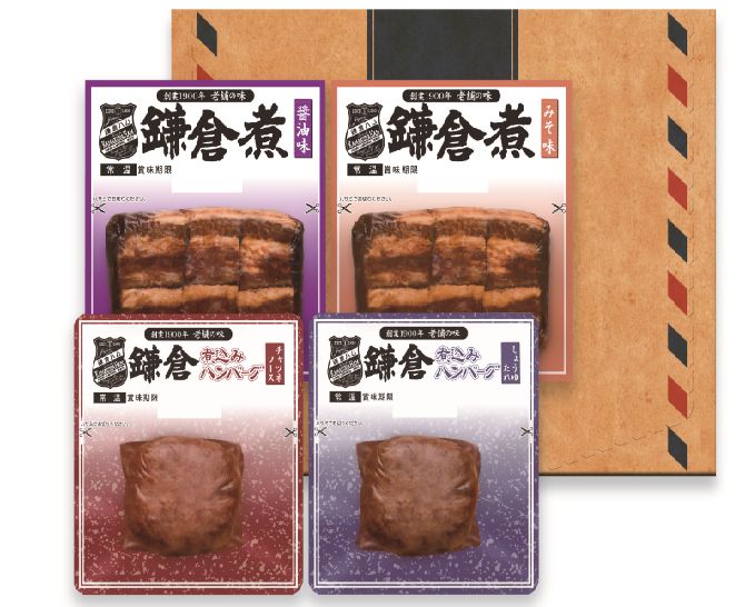 鎌倉煮＆ハンバーグセット