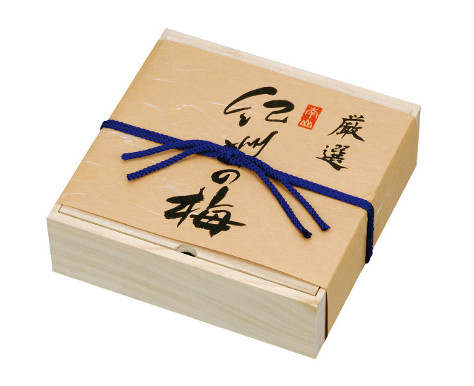 紀州南高梅白木箱（蜂蜜）