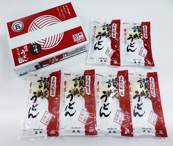 半生讃岐うどん包丁切り・つゆ付詰合せ