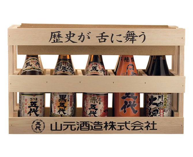 本格焼酎ミニボトル木箱セット