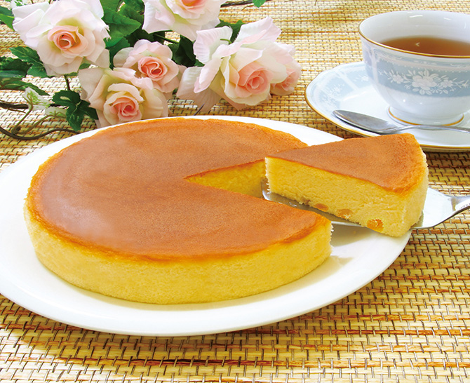 本格派アップルチーズケーキ
