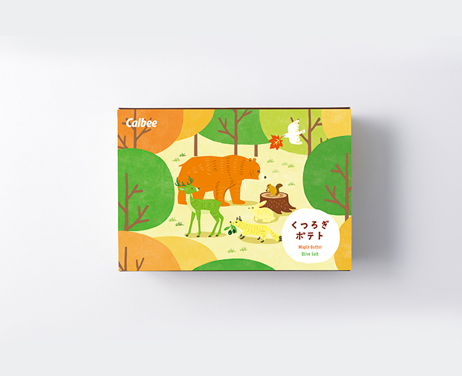 カルビー　くつろぎポテト１０袋