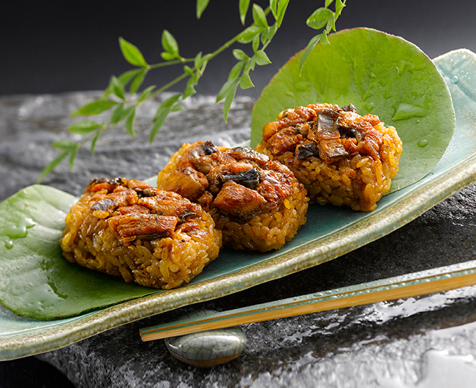 うなぎ割烹「一愼、」おこわ風うなぎ飯