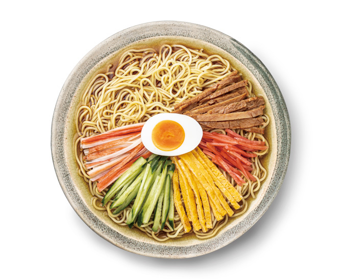 〈北海道・帯広の麺屋 「らあめんとん平」〉冷やし中華 乾麺12 食