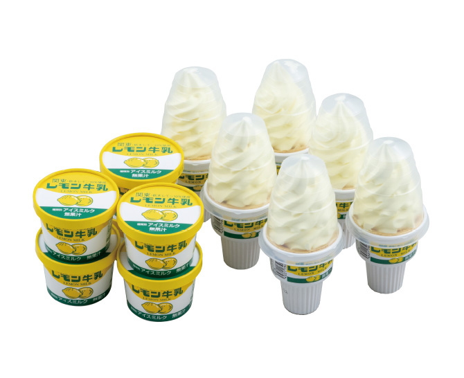 〈フタバ食品〉レモン牛乳アイス12 個セット