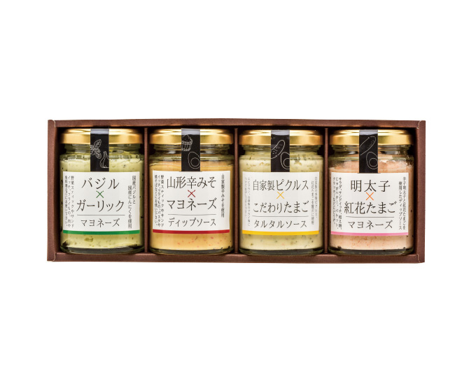 〈後藤屋〉ディップソース4 本セット MSD-34