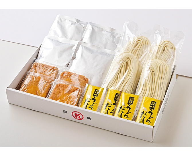 石丸製麺　讃岐のカレー・きつねうどんセット8人前【DM-20K】