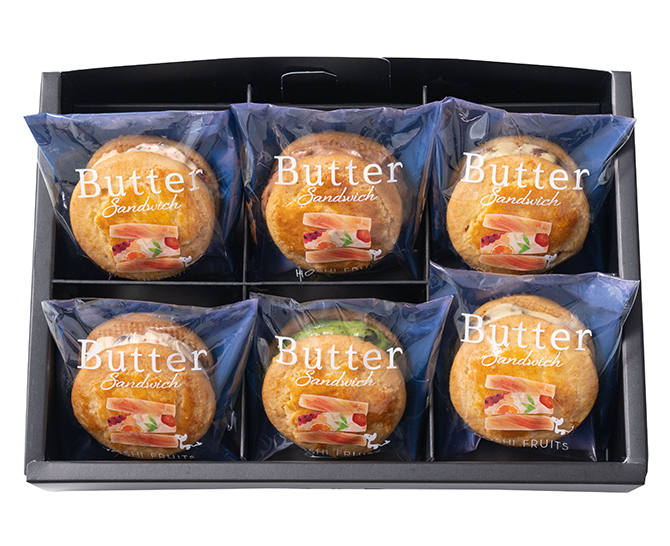 ホシフルーツ 発酵バターと果実のバターサンド