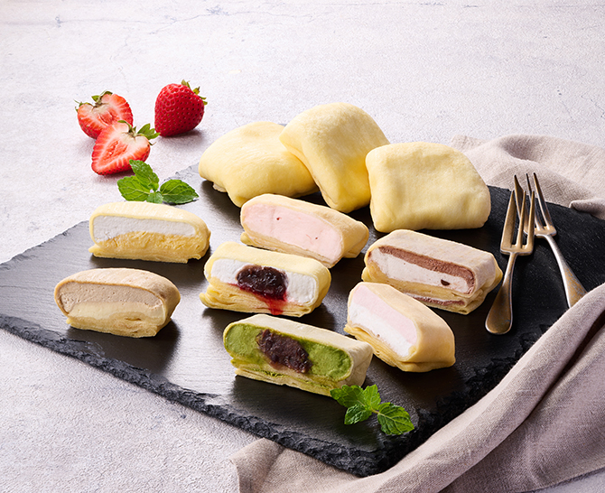 和田又　７種の手包みもちっとクレープ　１０個