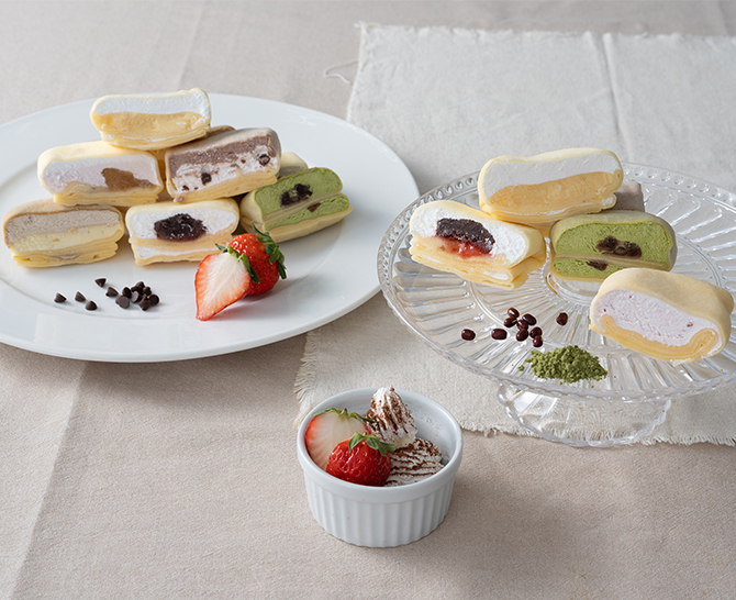 和田又 7種の手包みもちっとクレープ 10個