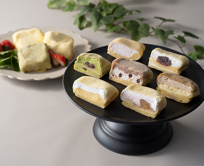 和田又 7種の手包みもちっとクレープ 10個