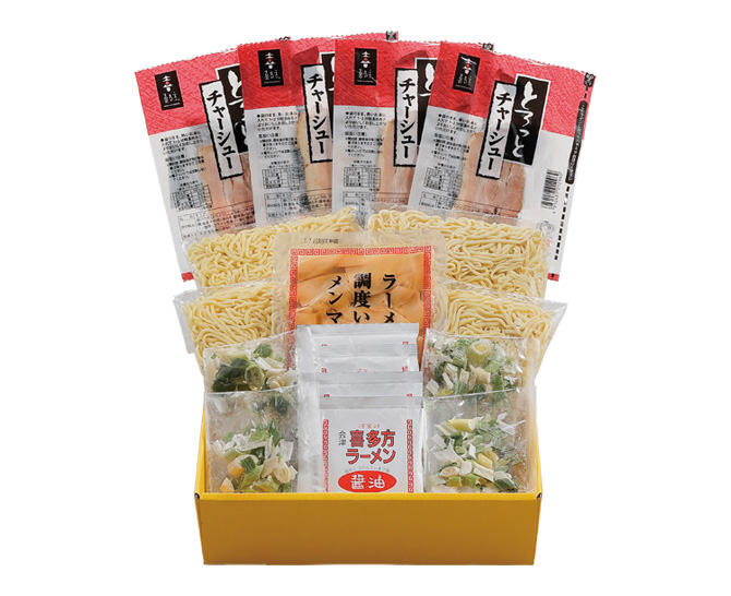 〈河京〉喜多方ラーメン4 食 こだわりチャーシューギフト
