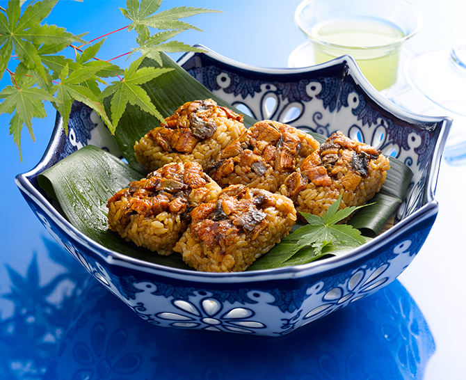 うなぎ割烹「一愼、」おこわ風うなぎ飯