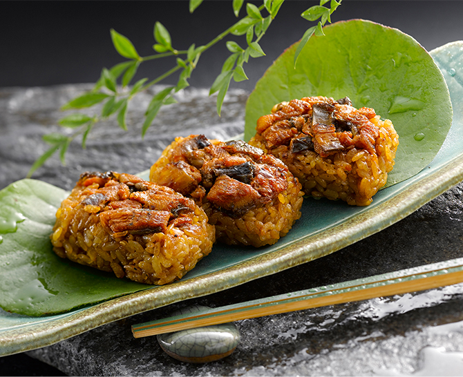 うなぎ割烹「一愼、」おこわ風うなぎ飯