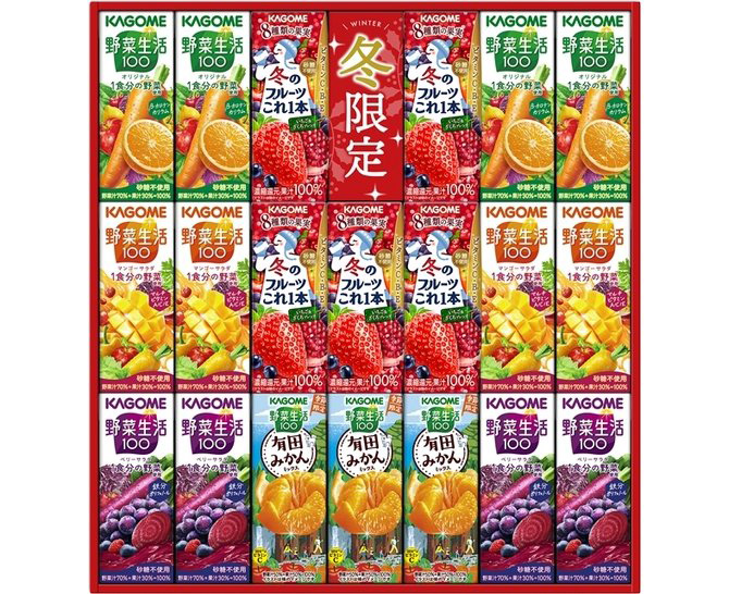 カゴメ すこやかウィンターバラエティギフト（紙容器）（KYJ-30W）