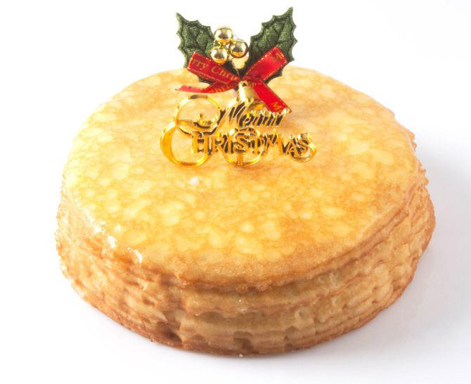 クリスマスミルクレープ