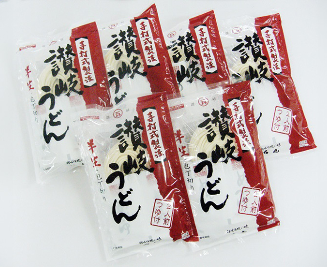 半生讃岐うどん包丁切り・つゆ付詰合せ