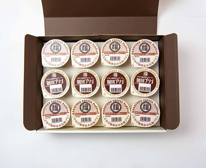 丸福珈琲店 名物プリン&珈琲プリンセット 12個