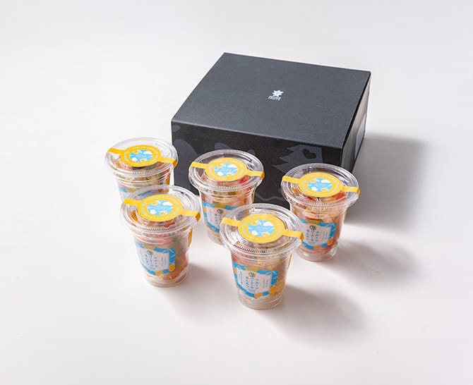 ホシフルーツ　フルーツパーラーのあんみつ５個入