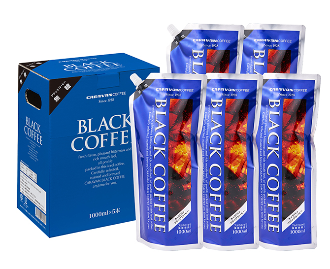ブラックコーヒー無糖5本セット