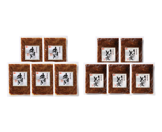 国産牛牛すき・牛すじどて煮セット