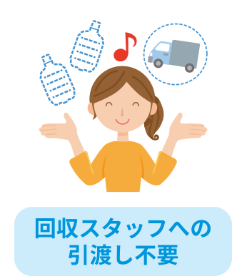 回収スタッフへの引渡し不要